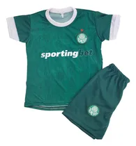 Comprar Camisa E Shorts De Time - Conjunto Infantil Palmeiras Verde