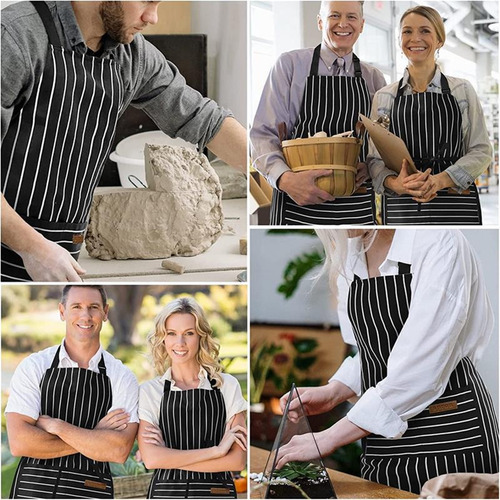 Delantales De Cocina, 2 Delantales De Cocina Impermeables