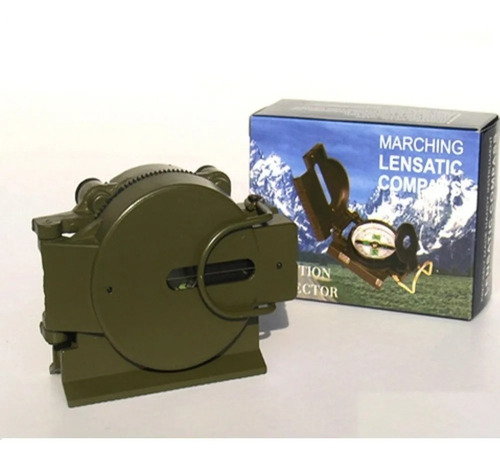 Imagen 2 de 3 de Brujula Militar Lensatic Engineer Dial Camping Superviencia