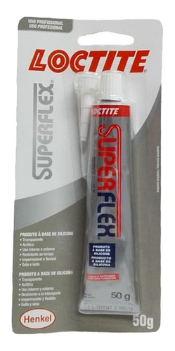 Superflex Silicona Transparente 50g Loctite