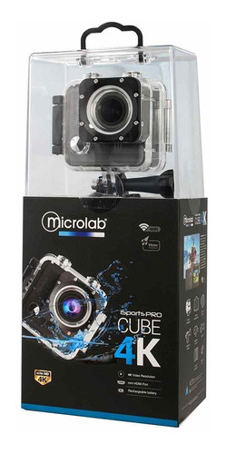 Camara Deportiva Isports Pro Cube 4k Wifi Microlab Prophone