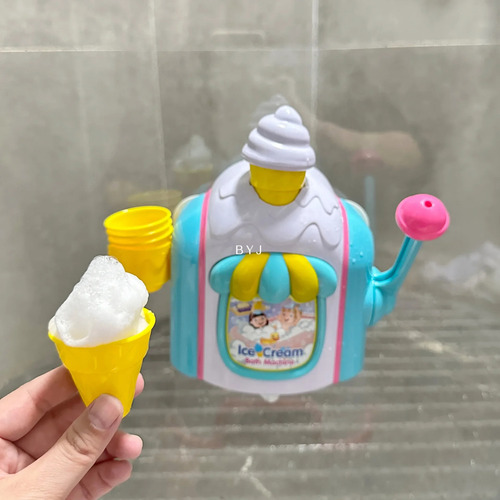 Juguete De Baño Con Máquina De Burbujas De Helado Para Niños