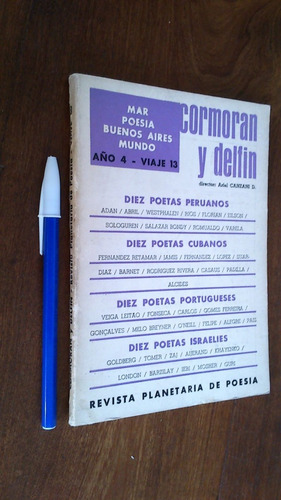Imagen 1 de 3 de Cormoran Y Delfín Revista Planetaria Poesía Año 4 / Viaje 13