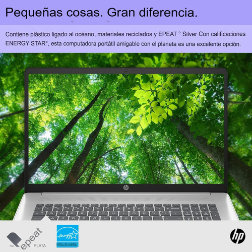 Portátil HP Full HD Intel N200 de 17,3 pulgadas, 4 GB, 128 GB Windows 11 Home - Excelente (Reacondicionado)