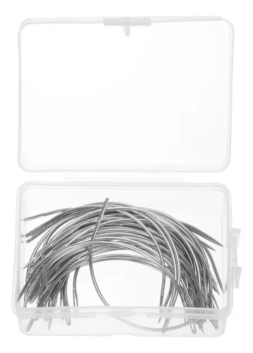 comprar Harfington 50 Aguja Curvada 3.5  Tipo C Coser Para Hacer Ojo