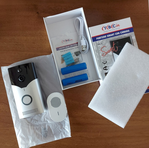 Imagen 4 de 5 de Portero Visor Inalámbrico Wifi Full Hd 1080p Receptor Smart