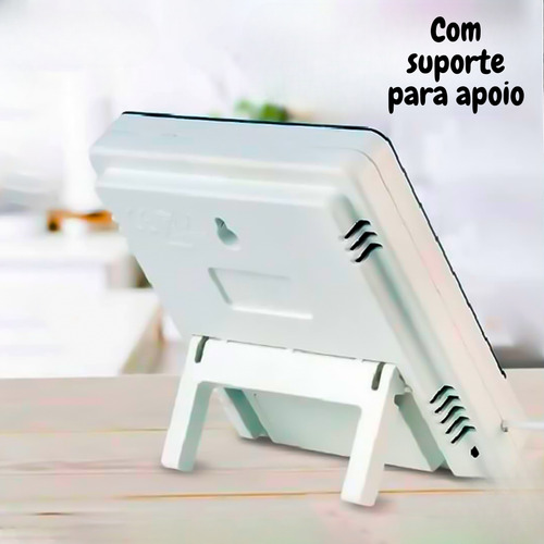 Relógio Termo Higrômetro Digital Com Sensor Externo Interno Medidor De Temperatura Umidade Ar Termômetro De Ambiente Tumblr