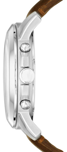 Reloj Fossil Grant Fs4735 Para Hombre, Acero Inoxidable, Mar