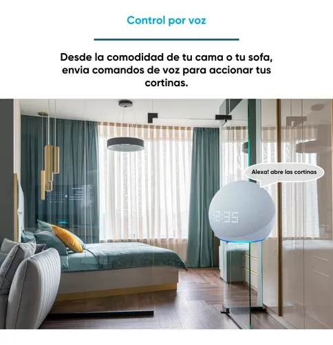 Motor Para Cortinas Wifi Simple Be-mc01