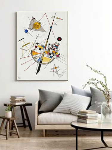 Cuadro Kandinsky Tensión Suave N.º 85 Impreso En Canvas 1.20