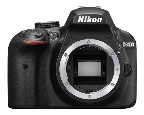Imagen 1 de 2 de Nikon D3400 DSLR color  negro