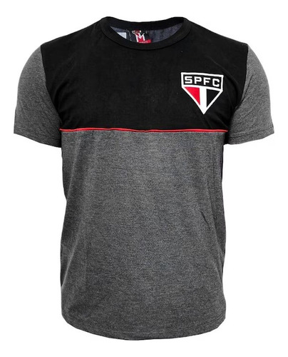 Camisa Braziline São Paulo Masculina Trees Adt Tricolor 