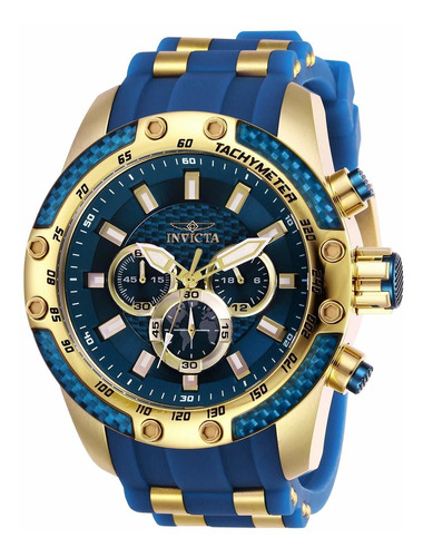 Reloj De Cuarzo Invicta Speedway Scuba Para Hombre, Azul, 25