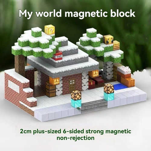 75pcs Creative Magnetic Building Blocks Assembling Model