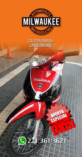Gilera Smash Underbone 110 Cc / 0 Km / Milwaukee La Plata