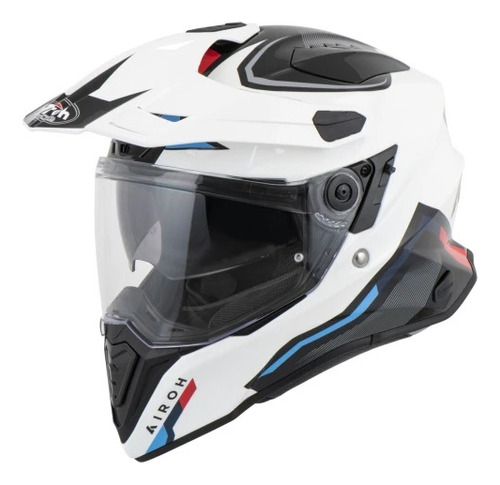 Casco Airoh Commander Factor White Gloss