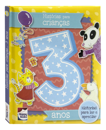 Livro Histórias Para Crianças: 3 Anos