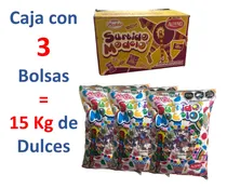 Comprar Caja 3 Bolsa Dulces Surtidos 15kg De Dulces Fiesta Piñatera