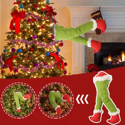 -divertidos Muñecos Grinch Con Un Par De Piernas, Brazos Y C