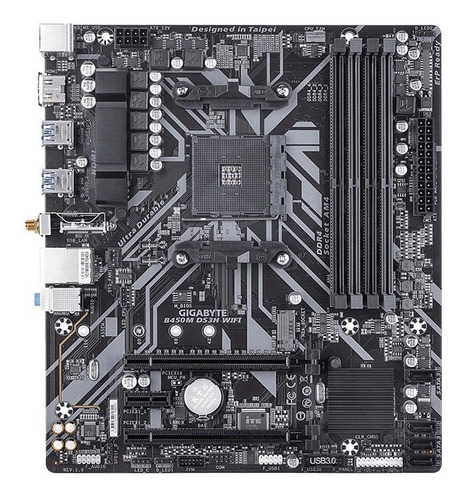 Imagen 6 de 7 de Mother Gigabyte B450m Ds3h Wifi Am4