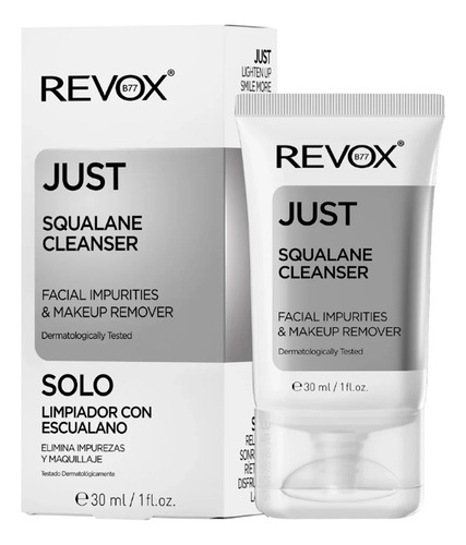 Revox Just Cleanser Limpiador Facial Con Escualano X 30ml