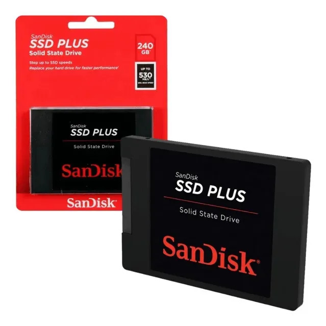 SSD SanDisk Plus de 240 GB SATA III Interno 2.5"