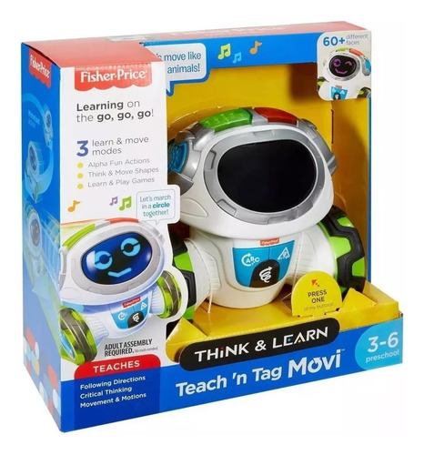Movi Dice Juguete Interactivo Fisher Price Robot Movimientos