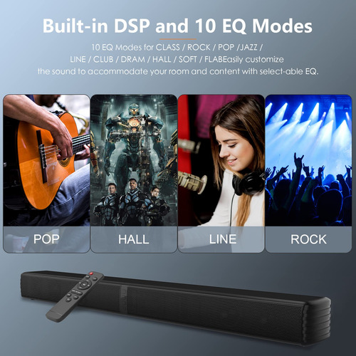 Barras De Sonido 2.2 Canales Con Subwoofer De 140 W 32 Pulga