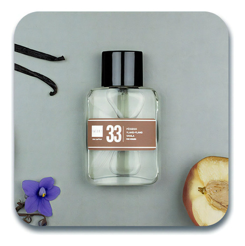 Perfume Fator 5 Nr. 33 Feminino Pêssego, Ylang-ylang, Vanila
