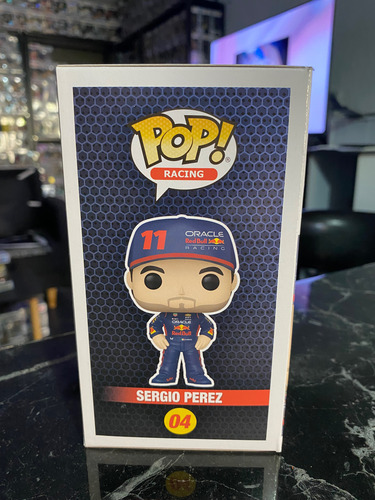 Sergio Perez 04 Funko Pop Oracle Racing Nuevo Original