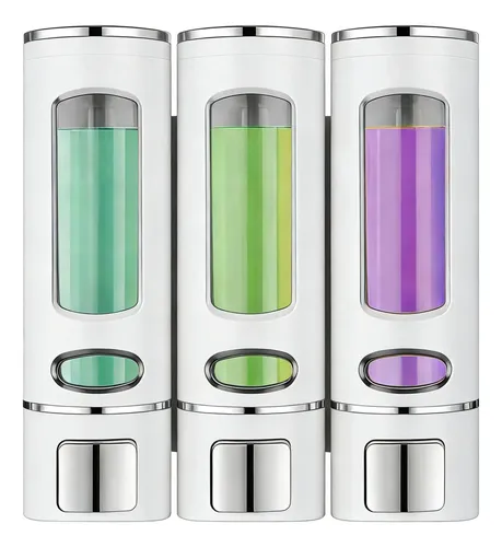 Dispenser de Sabão Shampoo Condcionado de Parede Multiuso Branco — R$ 99,00 em Mercado Livre, 45% OFF