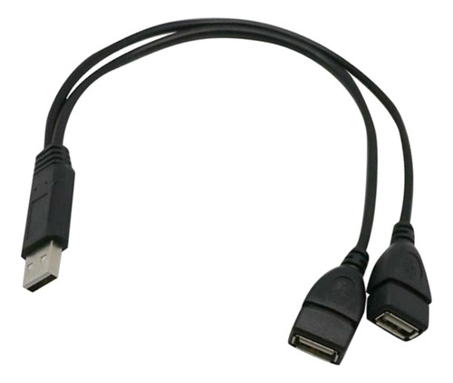 Usb 2.0 Y Spliter A Macho A 2 Jack Hembra Doble