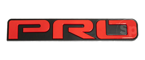 Emblema Parrilla Toyota Pro Insignia Roja