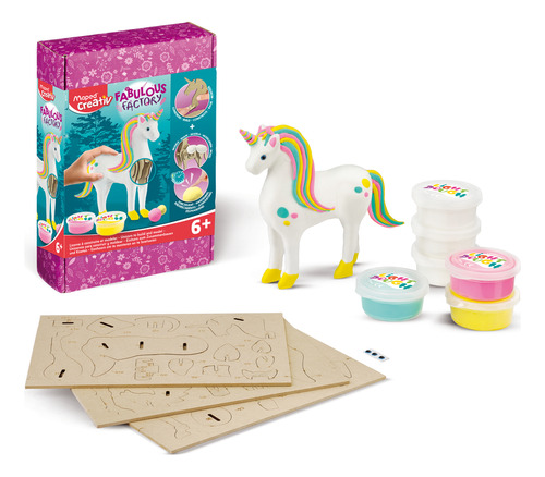 Maped Fabulous Factory Unicornio 3d Madera Con Masa Oferta!!