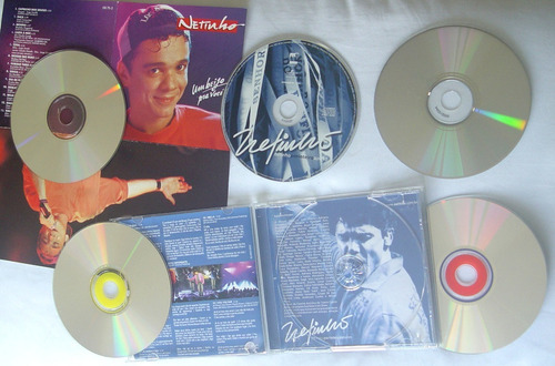 Oito Cds Do Cantor Baiano Axé Music Netinho (leia Descrição) (Usado)