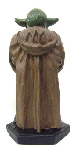 Yoda Boneco Star Wars Guerra Nas Estrelas Resina Decoração