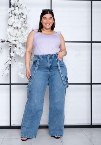 Wide Leg Cargo Talle Grande/ Plus Size/ Talle Especial