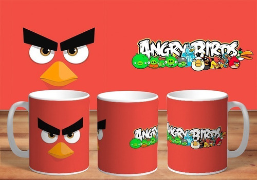 Taza - Tazón De Ceramica Angry Birds