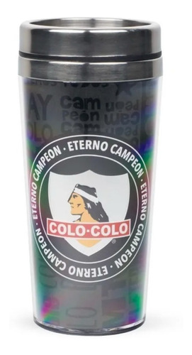 Mug Térmico Colo Colo Producto Oficial Nuevo Original