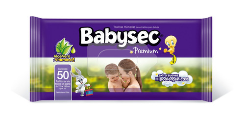 Toallitas Babysec Premium X 50