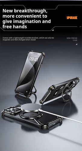 Funda Metálica Sin Marco Z Para iPhone 13/14/15/16 Pro