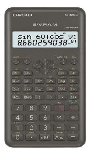 Calculadora Científica Casio Fx-82ms 2nd Edition - Negro