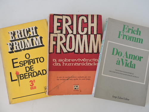 Três Livros De Erich Fromm