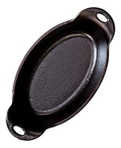 Mini Servidor Oval: Hierro Fundido Mejorado Y Sazonado