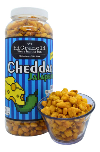 Botana Maiz Premium Higranoli 400g Cheddar Jalapeño 1 Bote