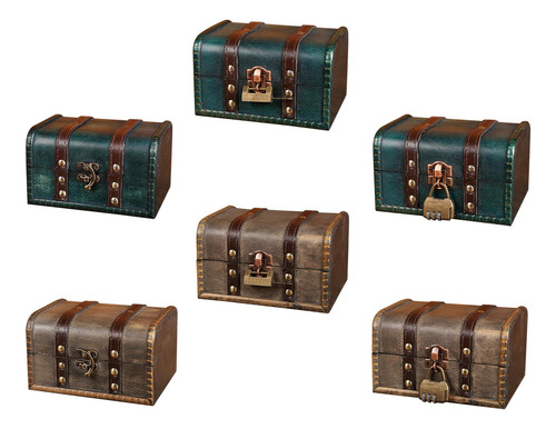 Caja De Joyería, Organizador De Cerradura De Hebilla Verde