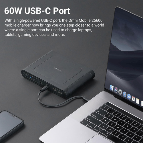 Batería Externa Omnicharge Omni Mobile 25600 Mah 92 Wh