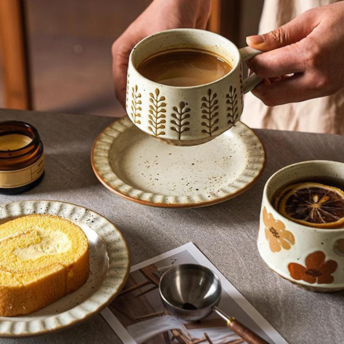 Taza De Té De Café 300 Ml Diseño De Golondrina De Gran