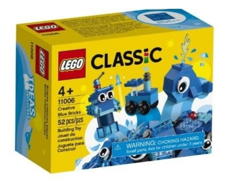 Lego City Classic Azul Blue Bricks 11006 Original
