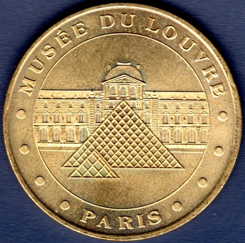 Medalla Del Museo Del Louvre París Francia 2001